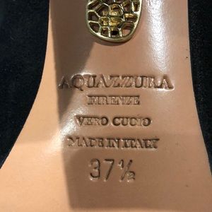 Black suede knee high boots